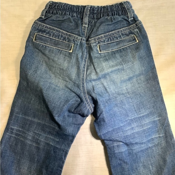 BABYGAP blue jeans with flower stitching. Size 12-18 months. - Picture 2 of 6